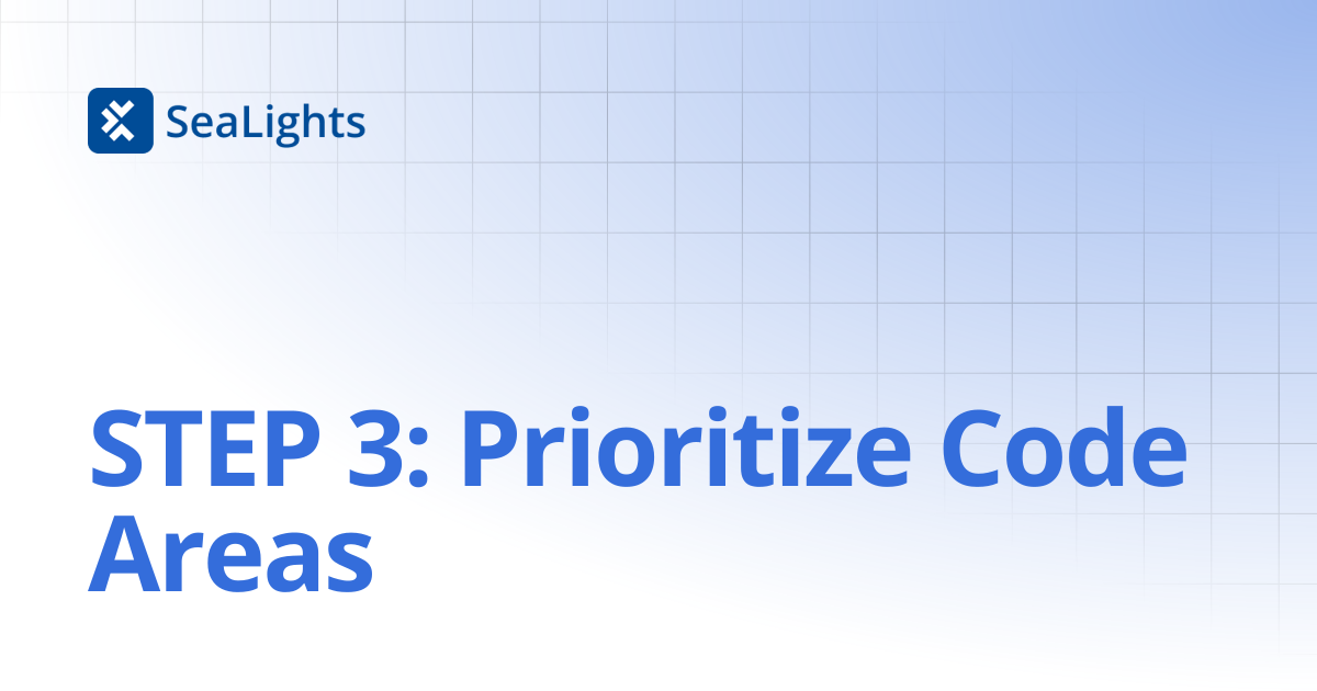 STEP 3: Prioritize Code Areas | Guides | Knowledge Base