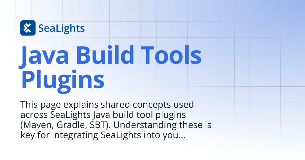 Java Build Tools Plugins | Setup & Configuration | Knowledge Base