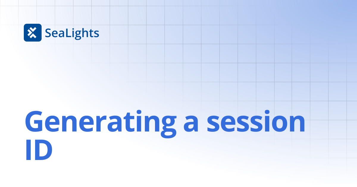 Generating a session ID | Setup & Configuration | Knowledge Base
