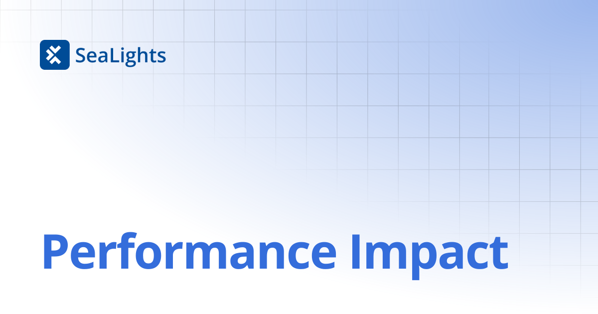 Performance Impact | Setup & Configuration | Knowledge Base