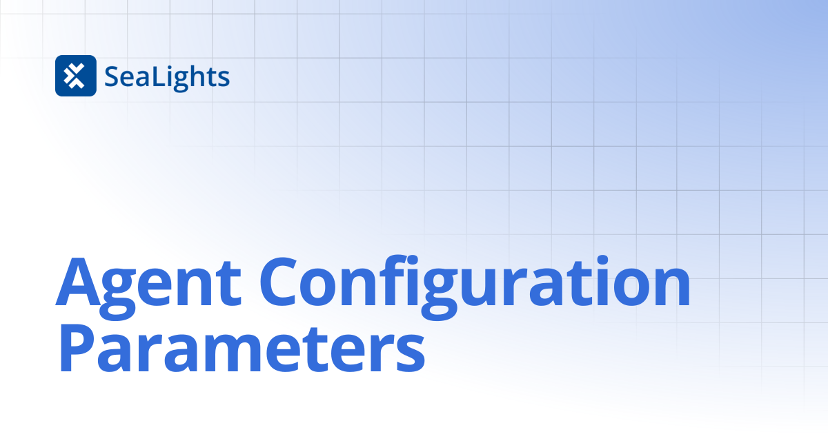 Agent Configuration Parameters | Setup & Configuration | Knowledge Base