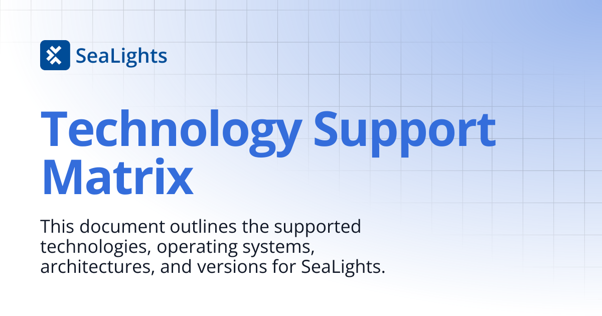 Technology Support Matrix | Support Matrix | Knowledge Base